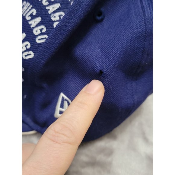 Chicago Cubs‎ New Era Cooperstown Blue white fitted hat 7 - Picture 4 of 8